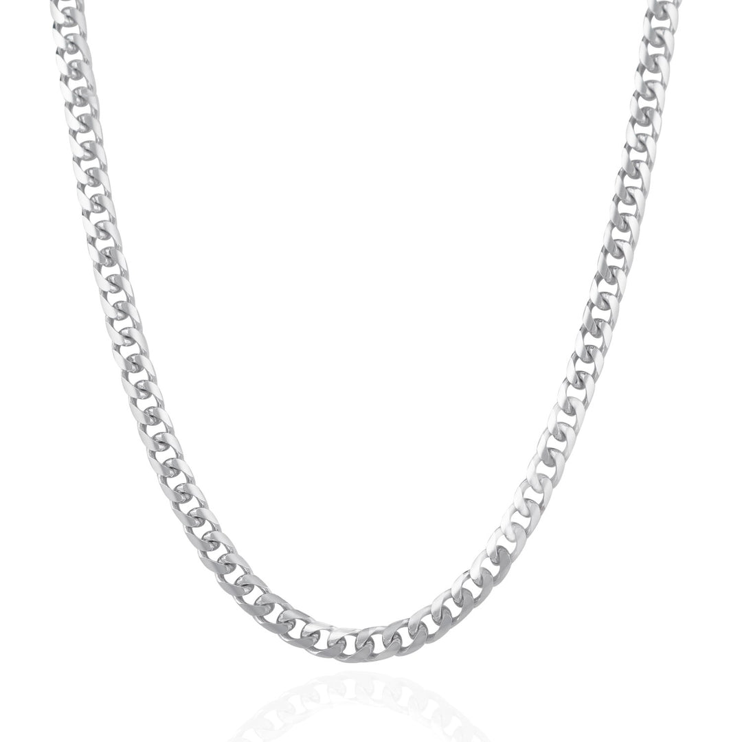 Brand New 14k White Gold Solid Miami Cuban Chain (5.00 mm)