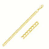 Brand New 14k Yellow Gold Solid Curb Chain (5.70 mm)