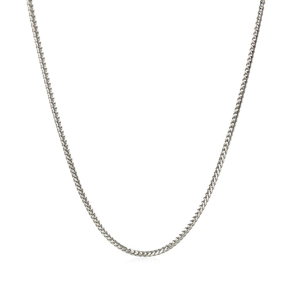 Brand New 14k White Gold Franco Chain (1.20 mm)