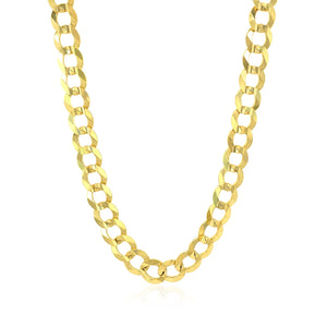 Brand New 10k Yellow Gold Curb Chain (7.00 mm)