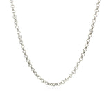 Brand New 14k White Gold Rolo Chain (2.50 mm)