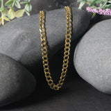 Brand New 14k Yellow Gold Solid Curb Chain (4.70 mm)