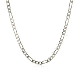 Brand New 14k White Gold Solid Figaro Chain (3.00 mm)