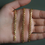 Brand New 14k Yellow Gold Solid Miami Cuban Chain (5.00 mm)