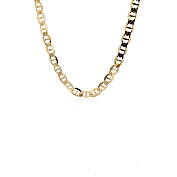 Brand New 10k Yellow Gold Mariner Link Chain (5.10 mm)