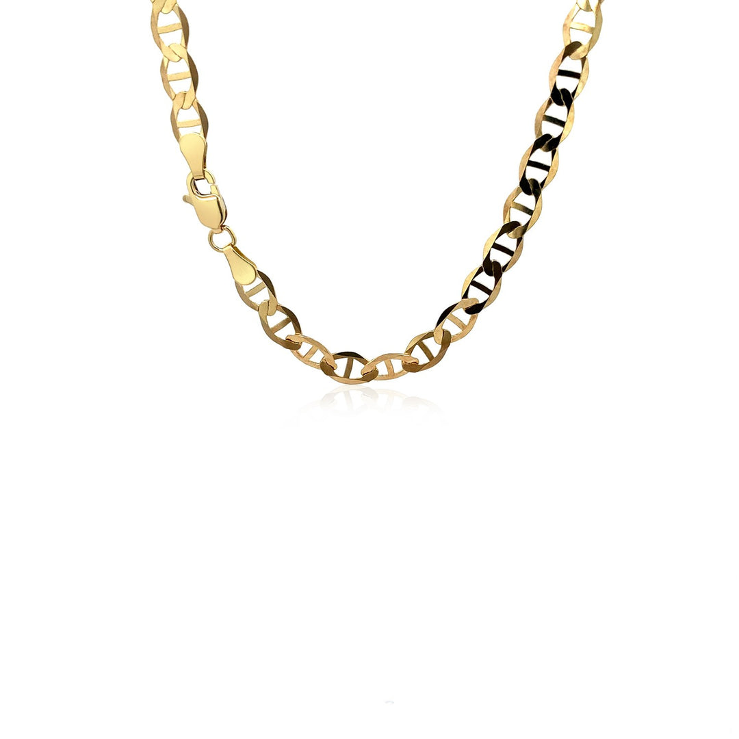 Brand New 10k Yellow Gold Mariner Link Chain (5.10 mm)