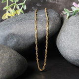 Brand New 14k Yellow Gold Singapore Chain (2.10 mm)