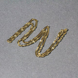 Brand New 14k Yellow Gold Singapore Chain (2.10 mm)