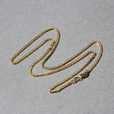 Brand New 14k Yellow Gold Square Wheat Chain (1.80 mm)