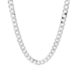 Brand New 14k White Gold Solid Curb Chain (5.70 mm)