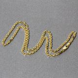 Brand New 14k Yellow Gold Diamond Cut Cable Link Chain (3.0 mm)