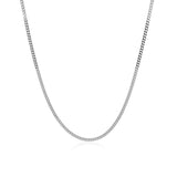 Brand New 14k White Gold Gourmette Chain (1.40 mm)