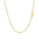 Brand New 18k Yellow Gold Box Chain 0.8mm (0.78 mm)