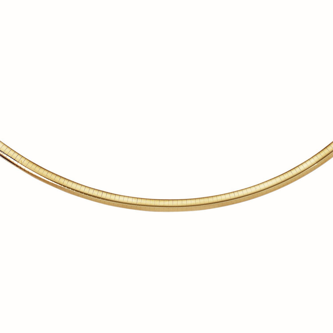 Brand New 14k Yellow Gold Classic Omega Style Chain (6.00 mm)