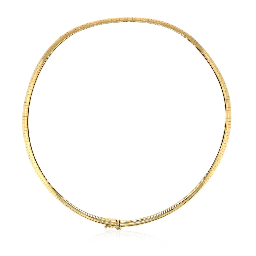 Brand New 14k Yellow Gold Classic Omega Style Chain (6.00 mm)