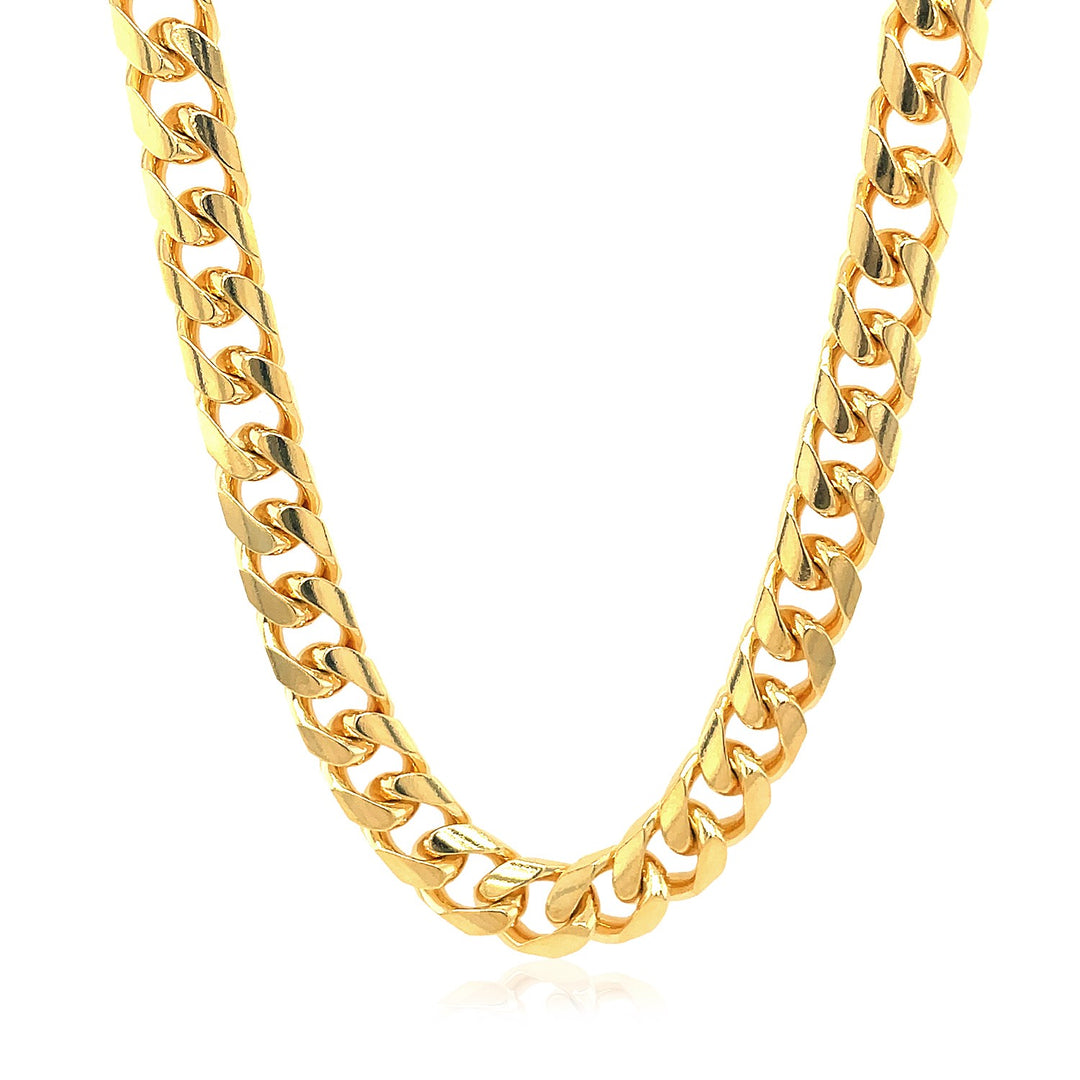 Brand New 14k Yellow Gold Solid Miami Cuban Chain (7.20 mm)