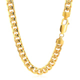 Brand New 14k Yellow Gold Solid Miami Cuban Chain (7.20 mm)