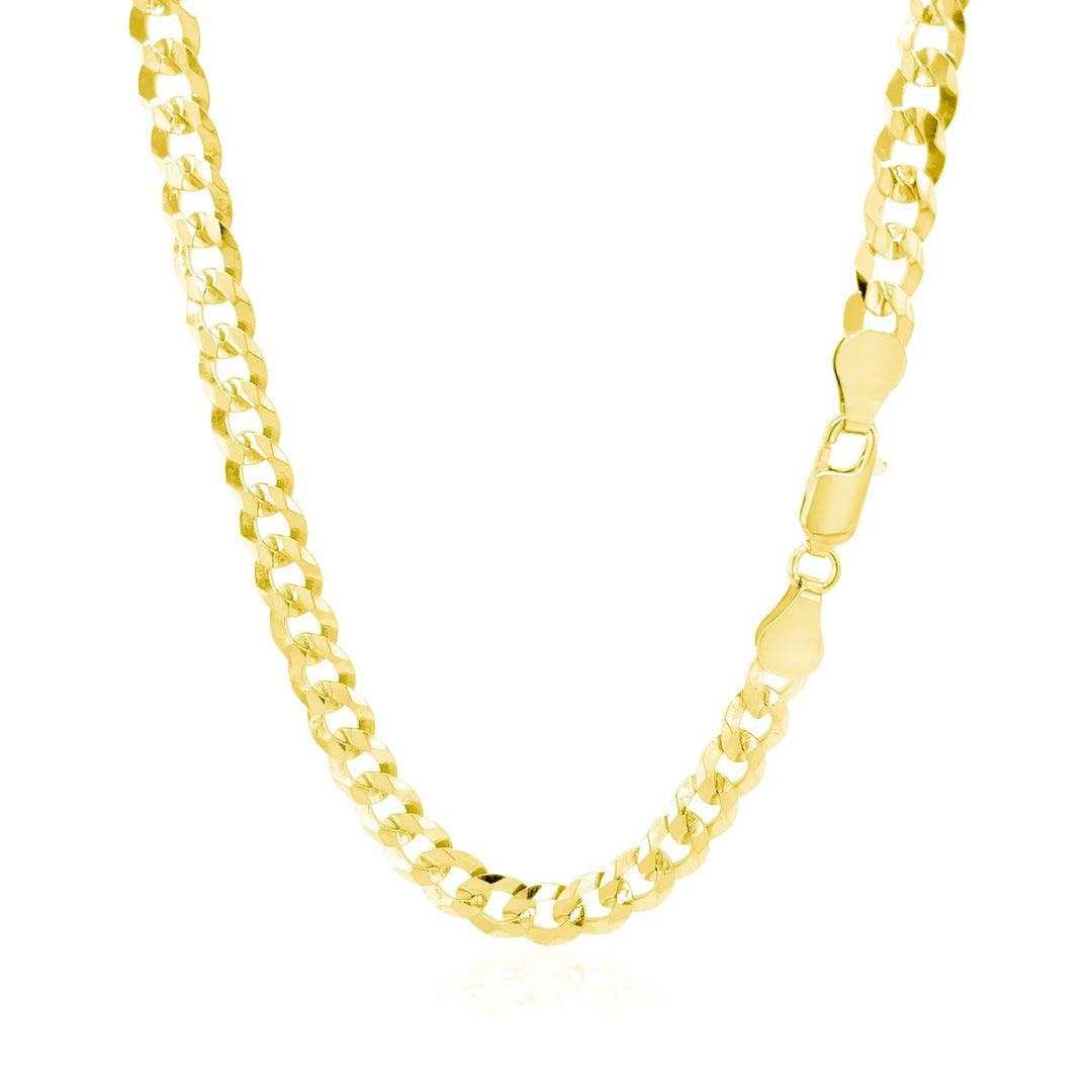 Brand New 10k Yellow Gold Curb Chain (5.70 mm)