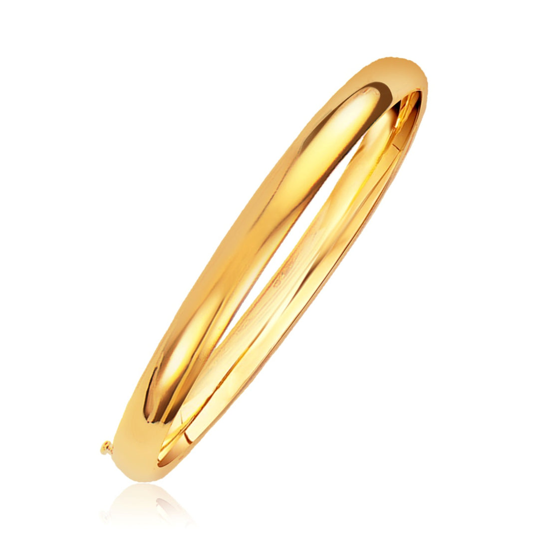 Brand New Classic Bangle in 14k Yellow Gold (6.00 mm)