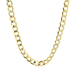 Brand New 14k Yellow Gold Curb Chain (5.30 mm)