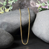 Brand New 14k Yellow Gold Foxtail Chain (1.00 mm)