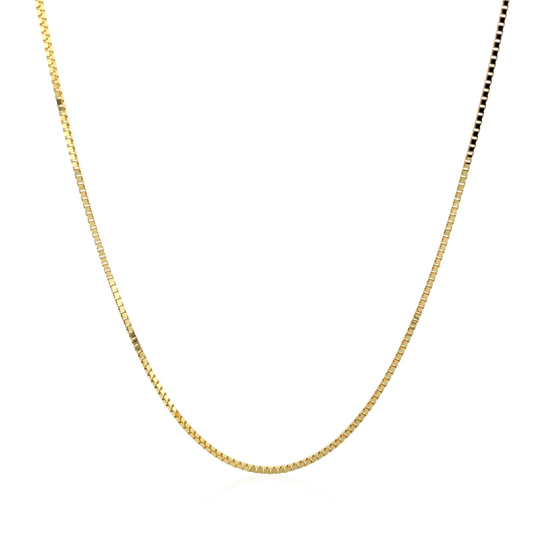 Brand New 14k Yellow Gold Classic Box Chain (0.75 mm)