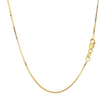 Brand New 14k Yellow Gold Classic Box Chain (0.75 mm)