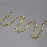 Brand New 10K Yellow Gold Solid Figaro Chain (5.30 mm)