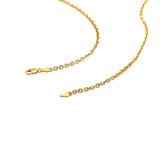 Brand New 14k Yellow Gold Diamond Cut Cable Link Chain (2.60 mm)