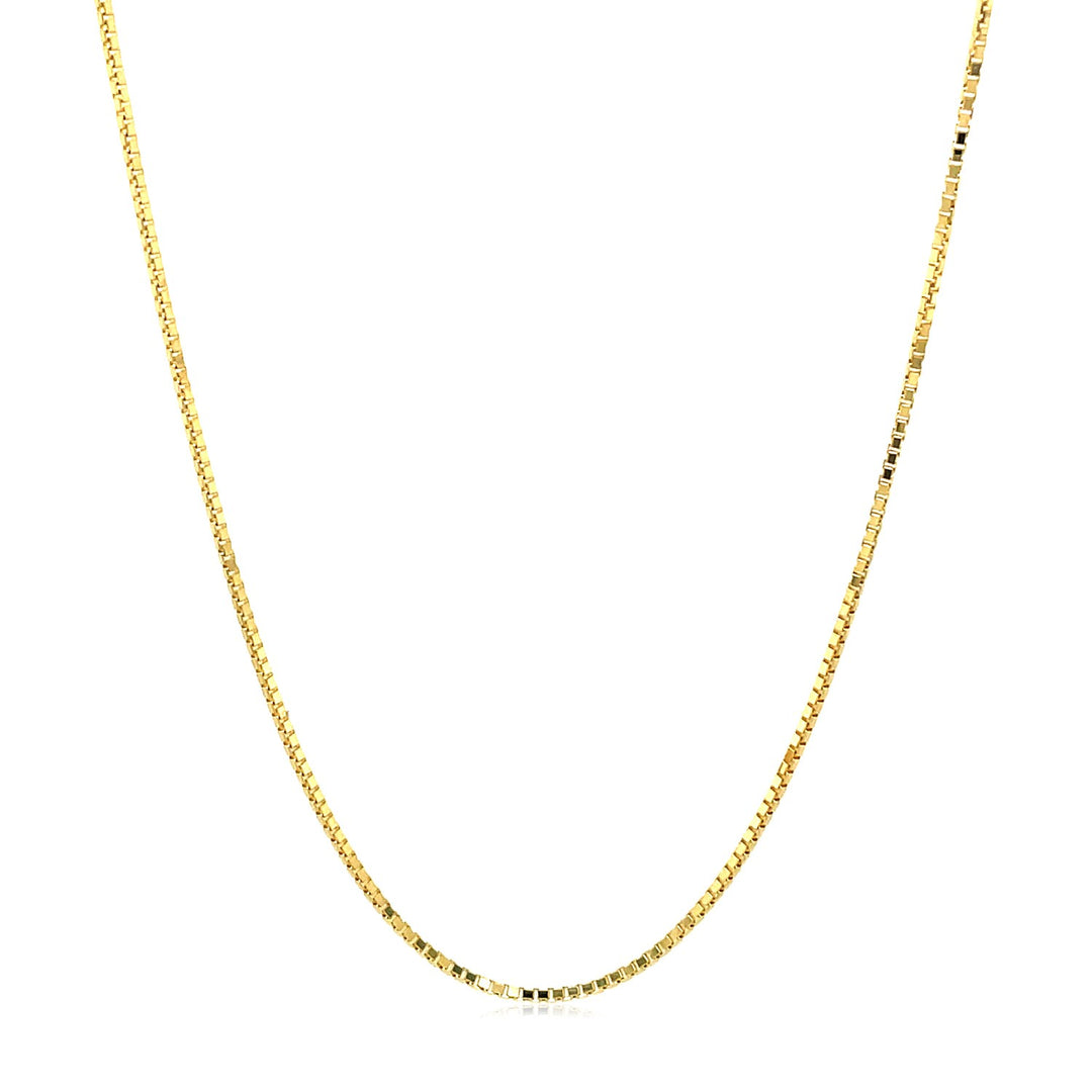 Brand New 14k Yellow Gold Octagonal Box Chain (1.00 mm)