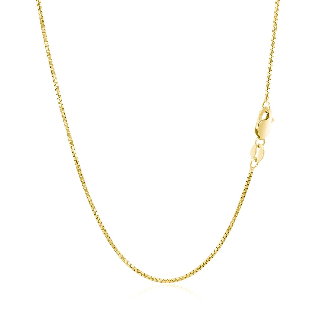 Brand New 14k Yellow Gold Octagonal Box Chain (1.00 mm)