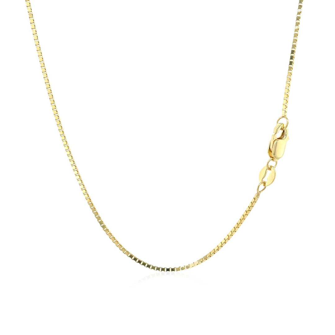 Brand New 14k Yellow Gold Classic Box Chain (0.85 mm)