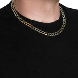 Brand New 10k Yellow Gold Curb Chain 8.20 mm