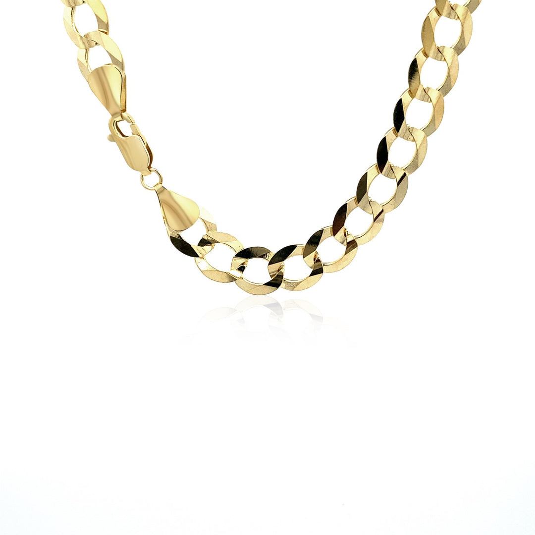 Brand New 10k Yellow Gold Curb Chain 8.20 mm