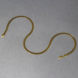 Brand New 14k Yellow Gold Super Flex Herringbone Chain (4.60 mm)