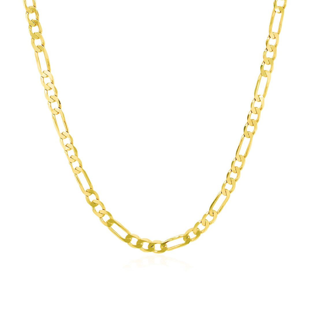 Brand New 14k Yellow Gold Solid Figaro Chain (3.00 mm)