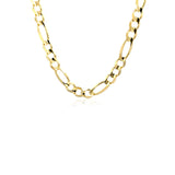 Brand New 14k Yellow Gold Solid Figaro Chain (6.00 mm)