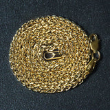 Brand New 14k Yellow Gold  Light Weight Wheat Chain (2.40 mm)