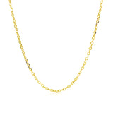 Brand New 14k Yellow Gold Diamond Cut Cable Link Chain (1.50 mm)