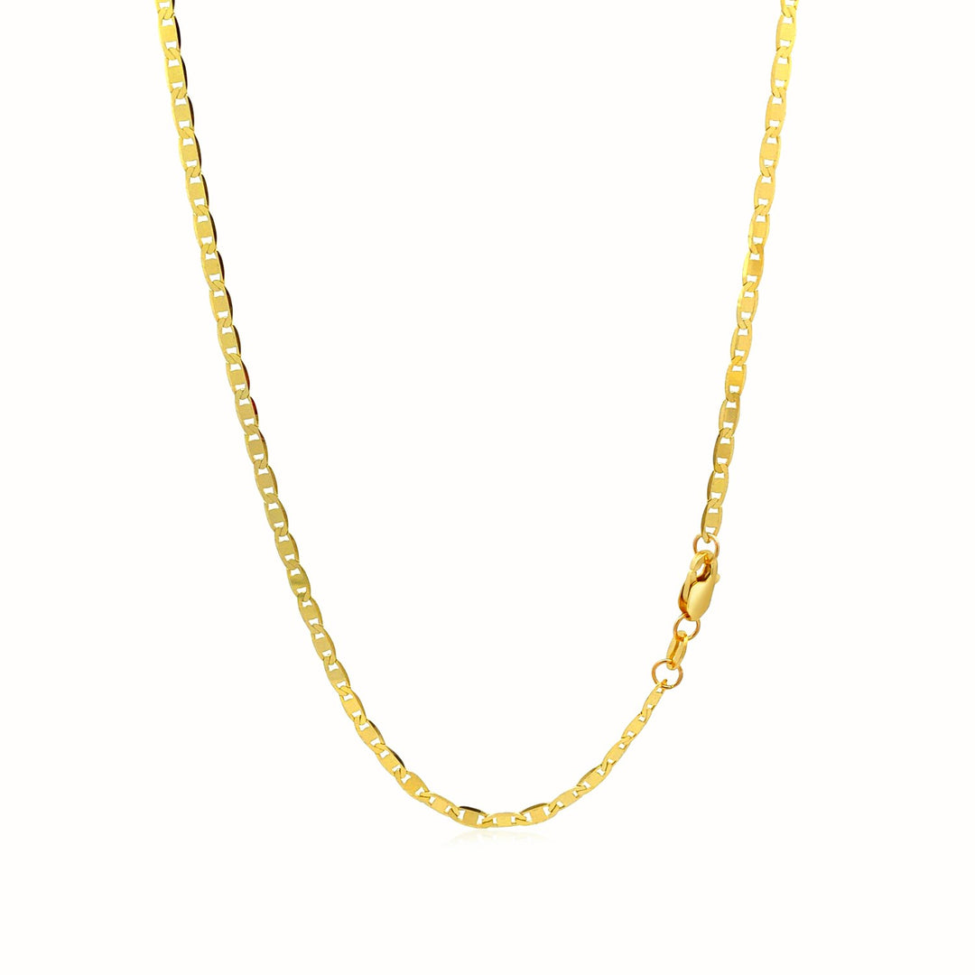 Brand New 10k Yellow Gold Mariner Link Chain (2.30 mm)