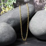 Brand New 14k Yellow Gold Diamond Cut Cable Link Chain (2.20 mm)