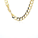 Brand New 14k Yellow Gold Solid Curb Chain (8.20 mm)