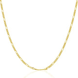 Brand New 14k Yellow Gold Solid Figaro Chain (1.90 mm)