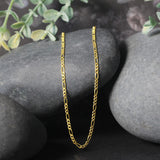 Brand New 14k Yellow Gold Solid Figaro Chain (1.90 mm)