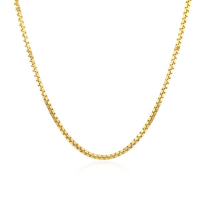 Brand New 14k Yellow Gold Classic Box Chain (1.4 mm)