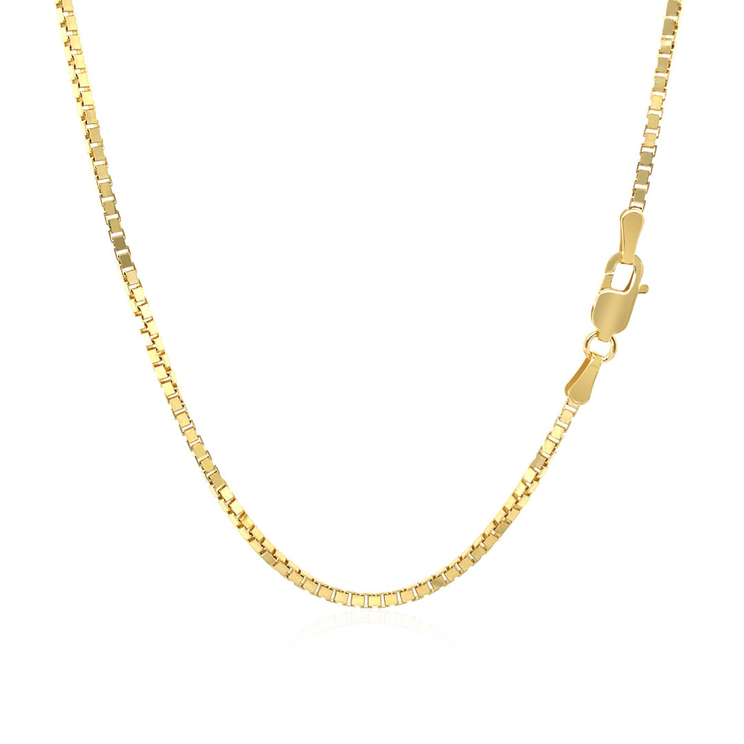 Brand New 14k Yellow Gold Classic Box Chain (1.4 mm)