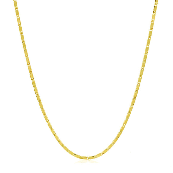 Brand New 14k Yellow Gold Lumina Pendant Chain (1.00 mm)