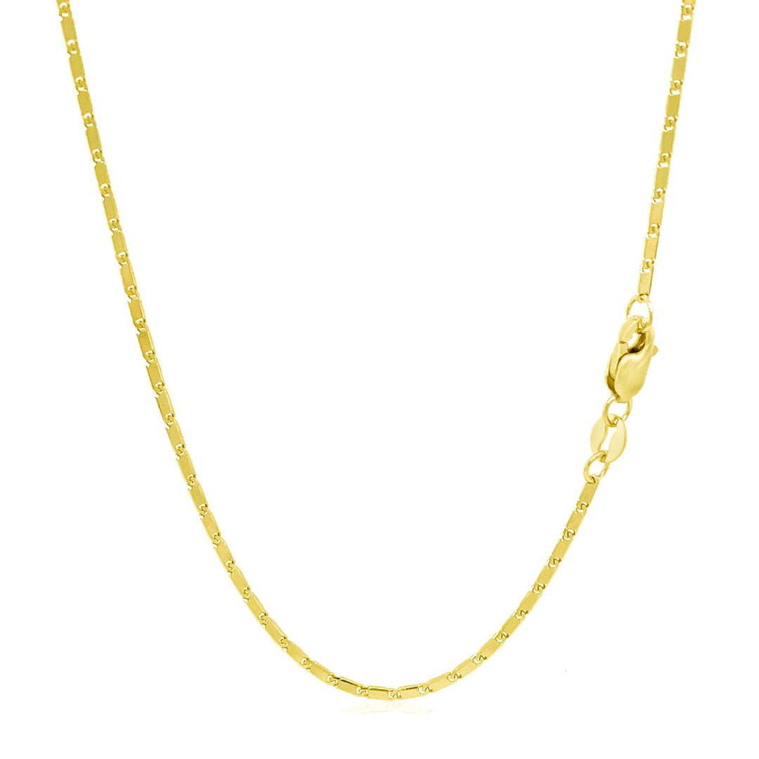 Brand New 14k Yellow Gold Lumina Pendant Chain (1.00 mm)