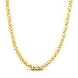 Brand New 14k Yellow Gold Classic Miami Cuban Solid Chain (7.10 mm)