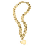 Brand New 14k Yellow Gold Rolo Link Necklace (11.40 mm)